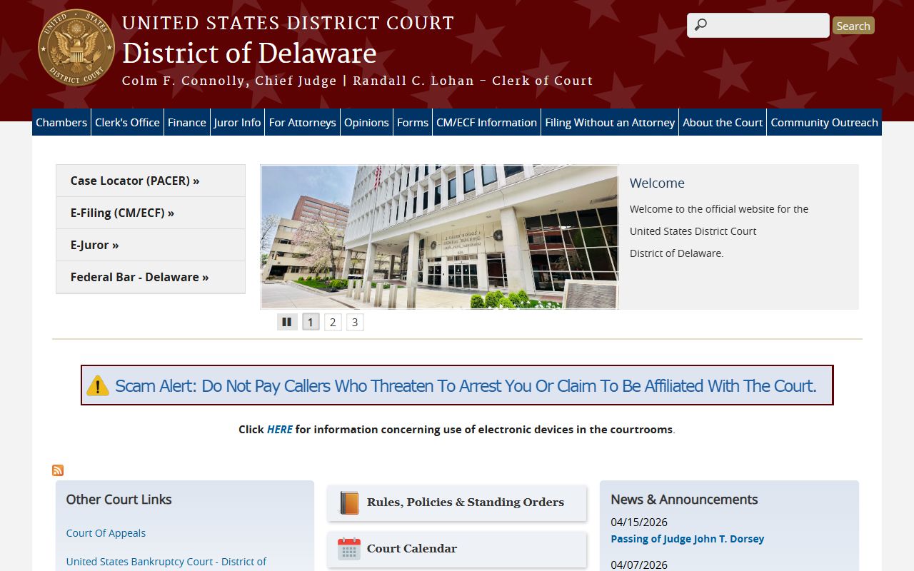 Wilmington federal bankruptcy court civil court records